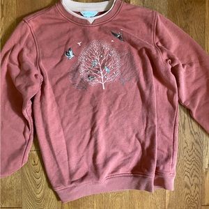 Grandma Core Bird Graphic Crewneck